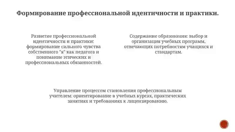 Содержание образования, способы учебной деятельности студентов и управление процессом овладения профессией педагога профессионального образования 4