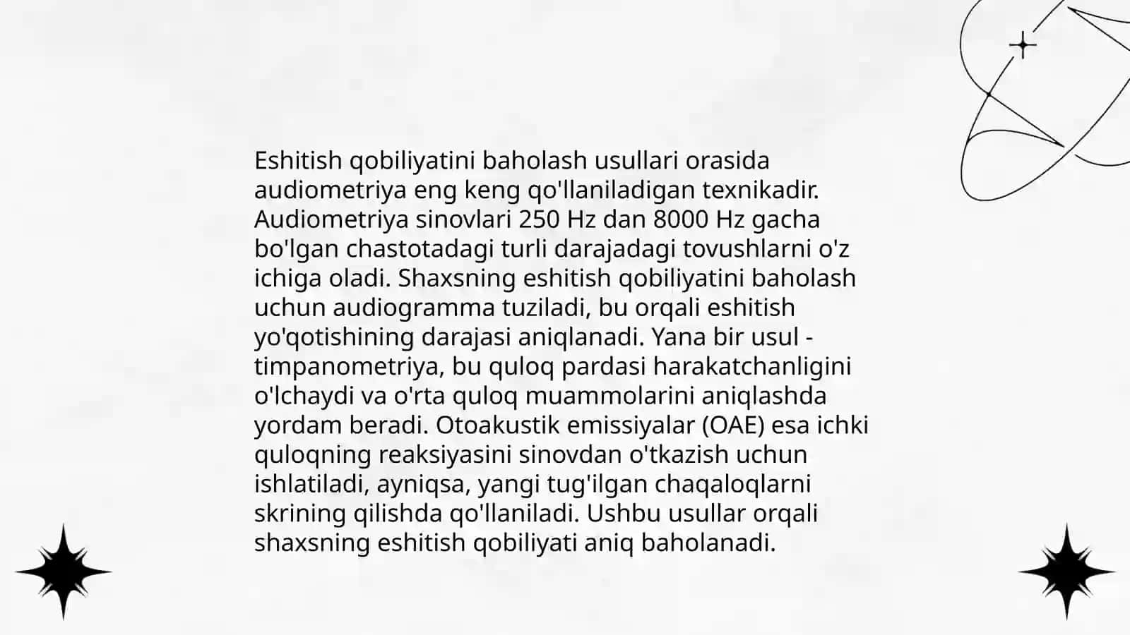 Zaif eshituvchi bolalar bilan olib boriladigan tibbiy tadbirlarning umumiy xususiyatlari 4