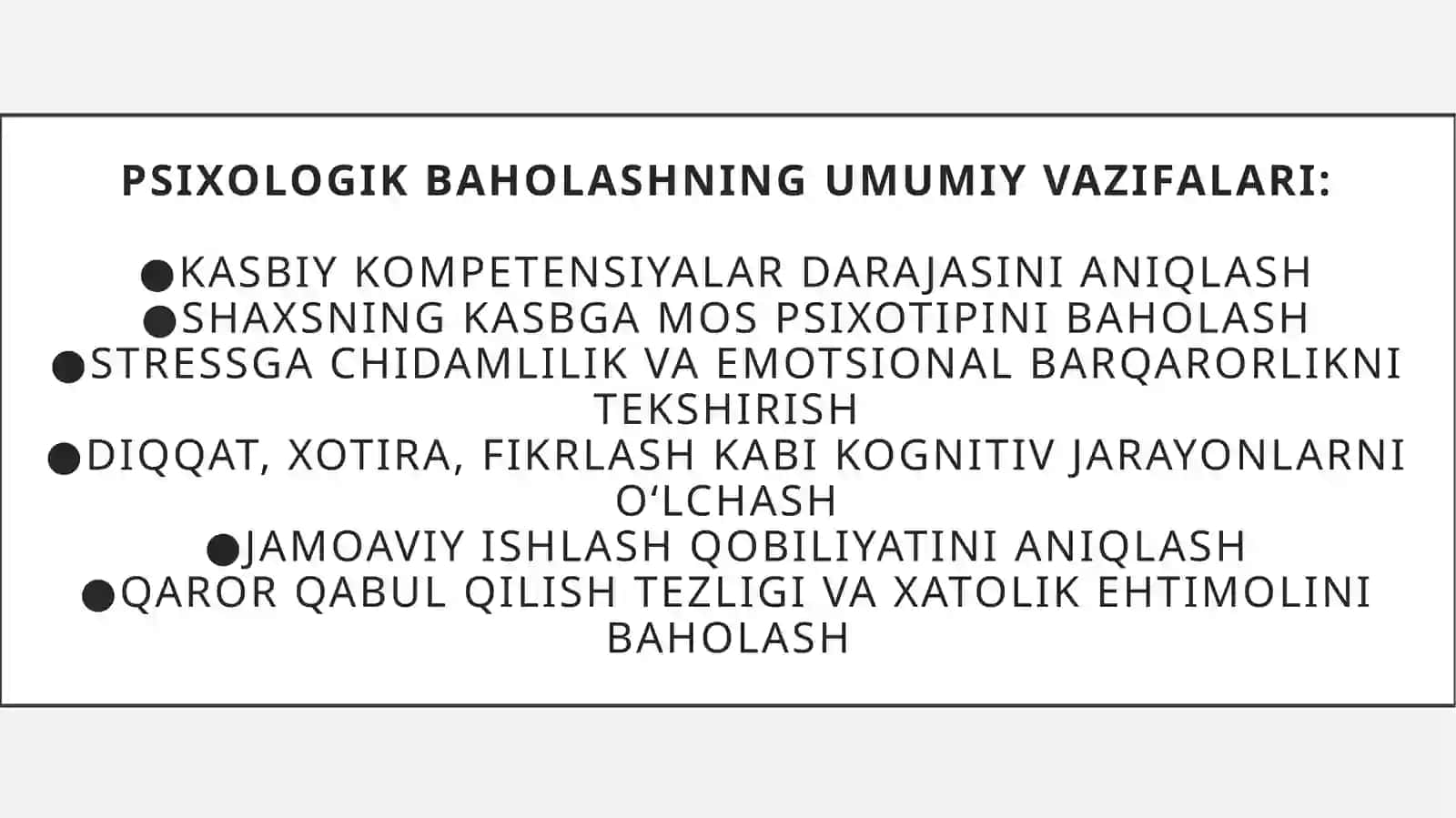 Kasbiy faoliyatni psixologik baholash metodikalar tahlili 4
