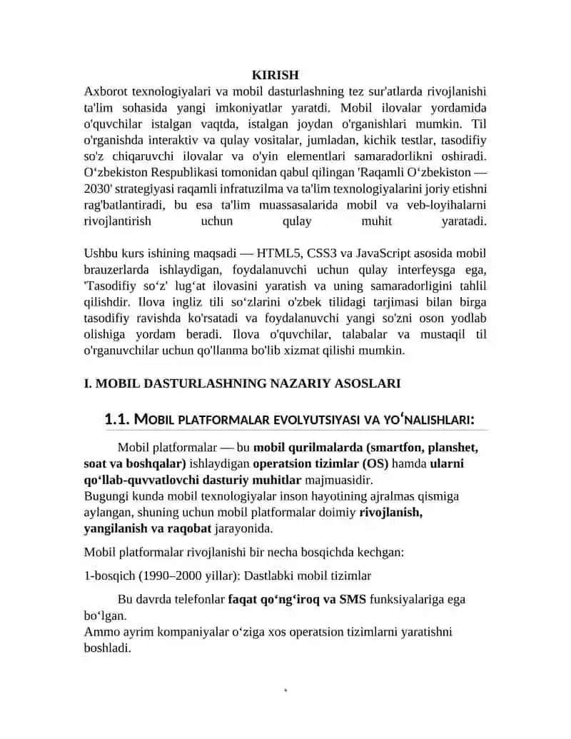 Tasodifiy So'z Ilovasi 4