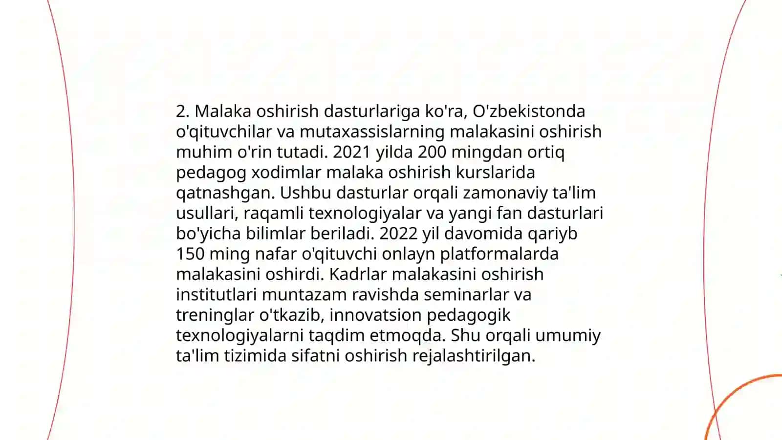 Ta'limda faoliyatning o'zlashtirilishi usullari 4