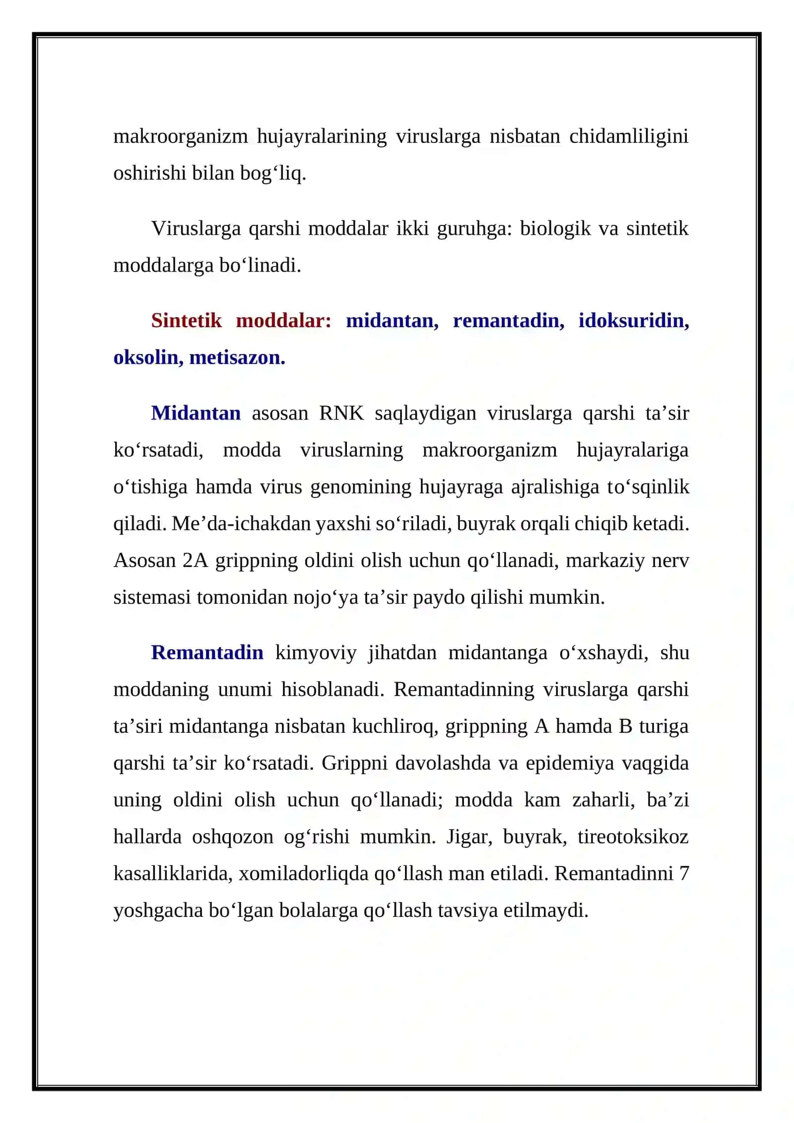 ZAXMGA QARSHI MODDALAR 4