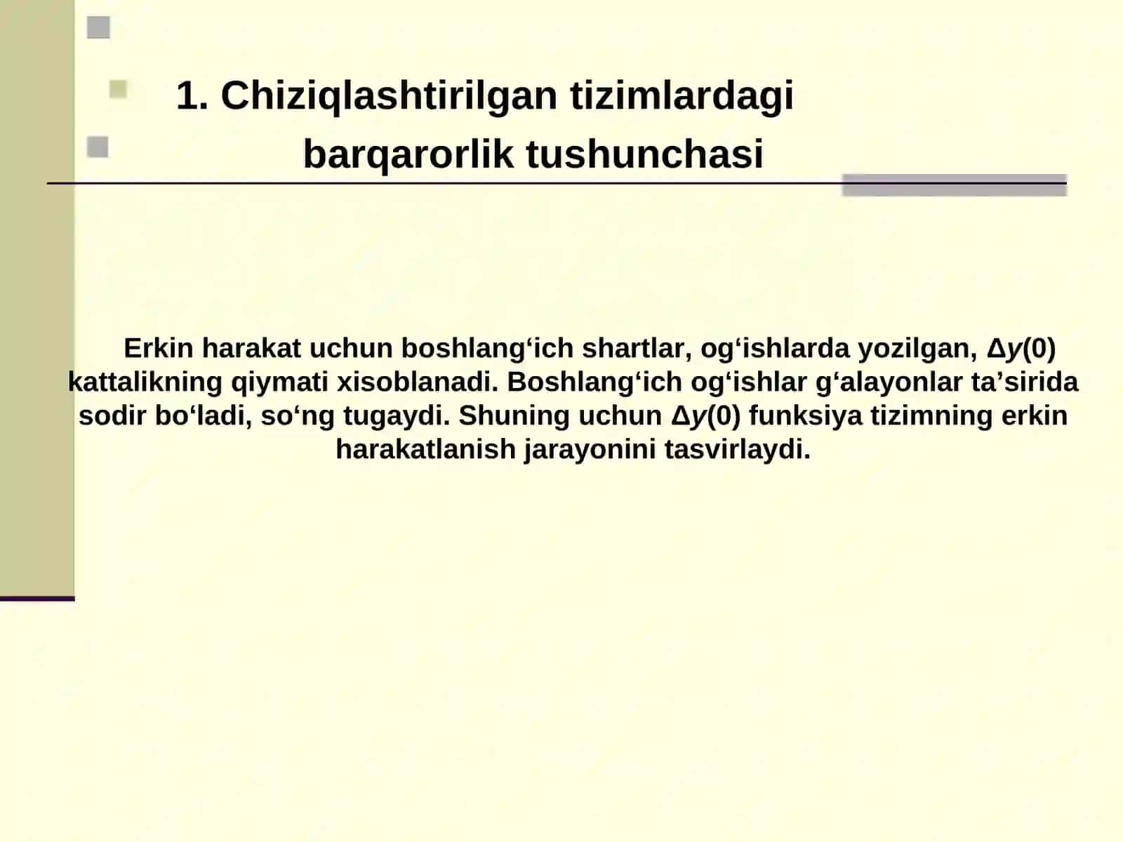 AVTOMATIK BOSHQARISH TIZIMLARINING BARQARORLIGI 4