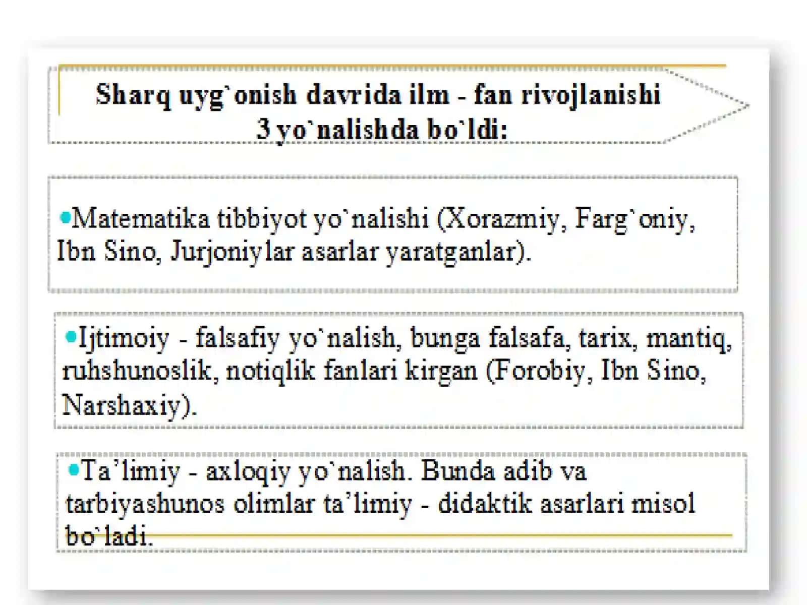 Sharq uyg‘onish davrida pedagogik fikrlarning rivojllanishi va ta’limiy-axloqiy qarashlar 4