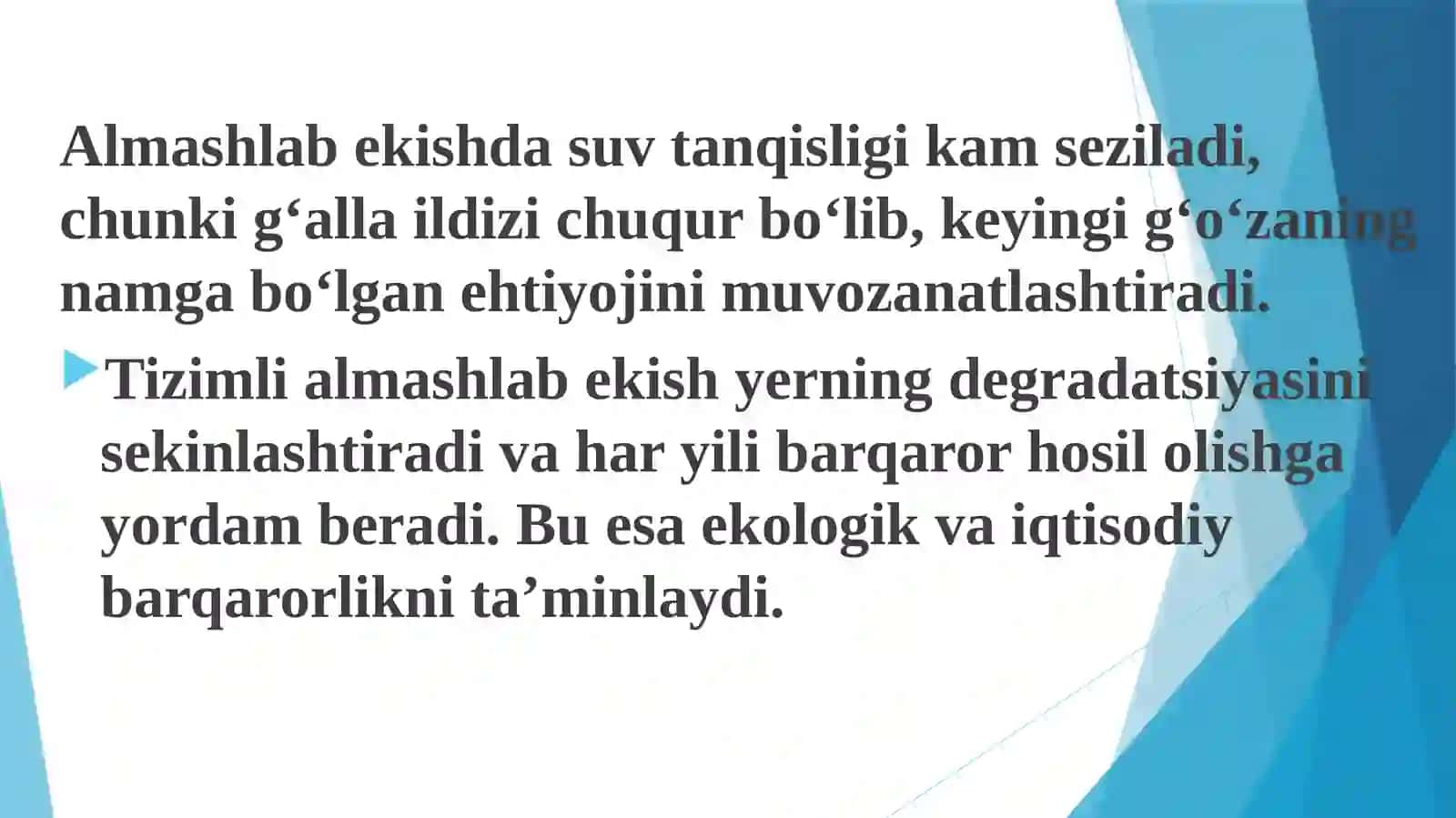 MELIYEVA IRODANING O’GIT QO’LLASH TIZIMI FANIDAN TAYYORLAGAN TAQDIMOTI 4