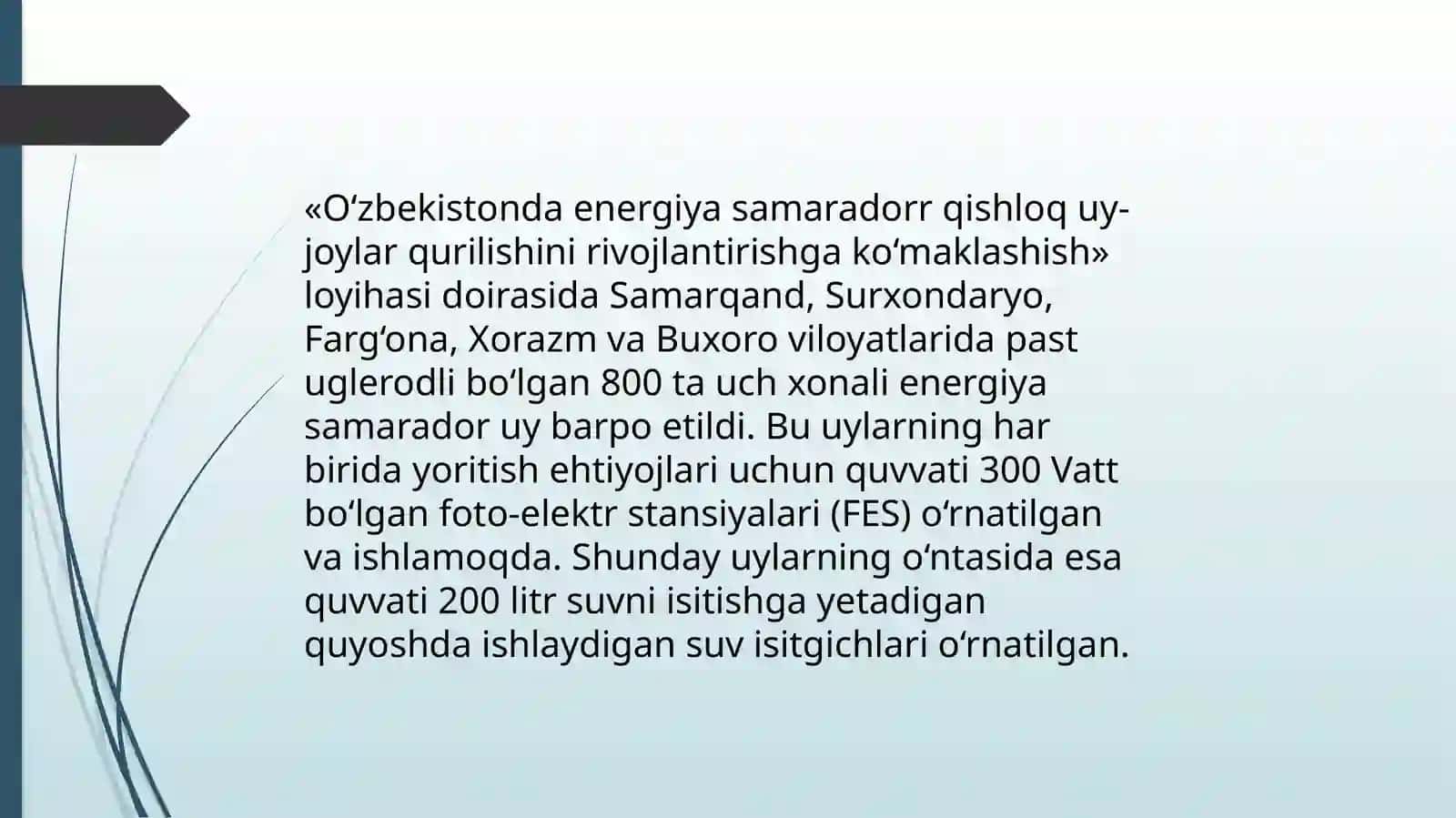 Bino va inshoatlarni energiya istemoli tejamkorligini oshirish 4