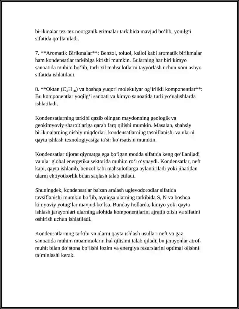 KONDENSATLAR VA ULARNING FIZIK KIMYOVIY XOSSALARI 4