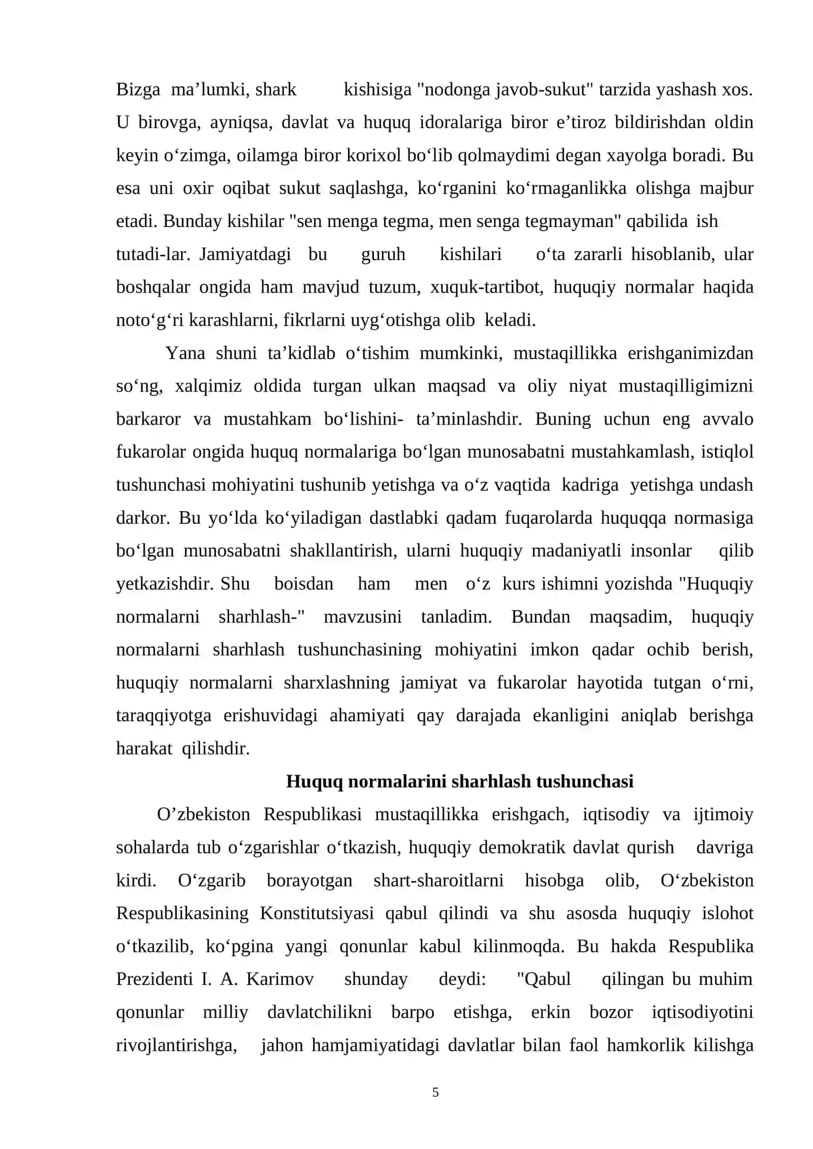 Huquq normalarini sharhlash 4