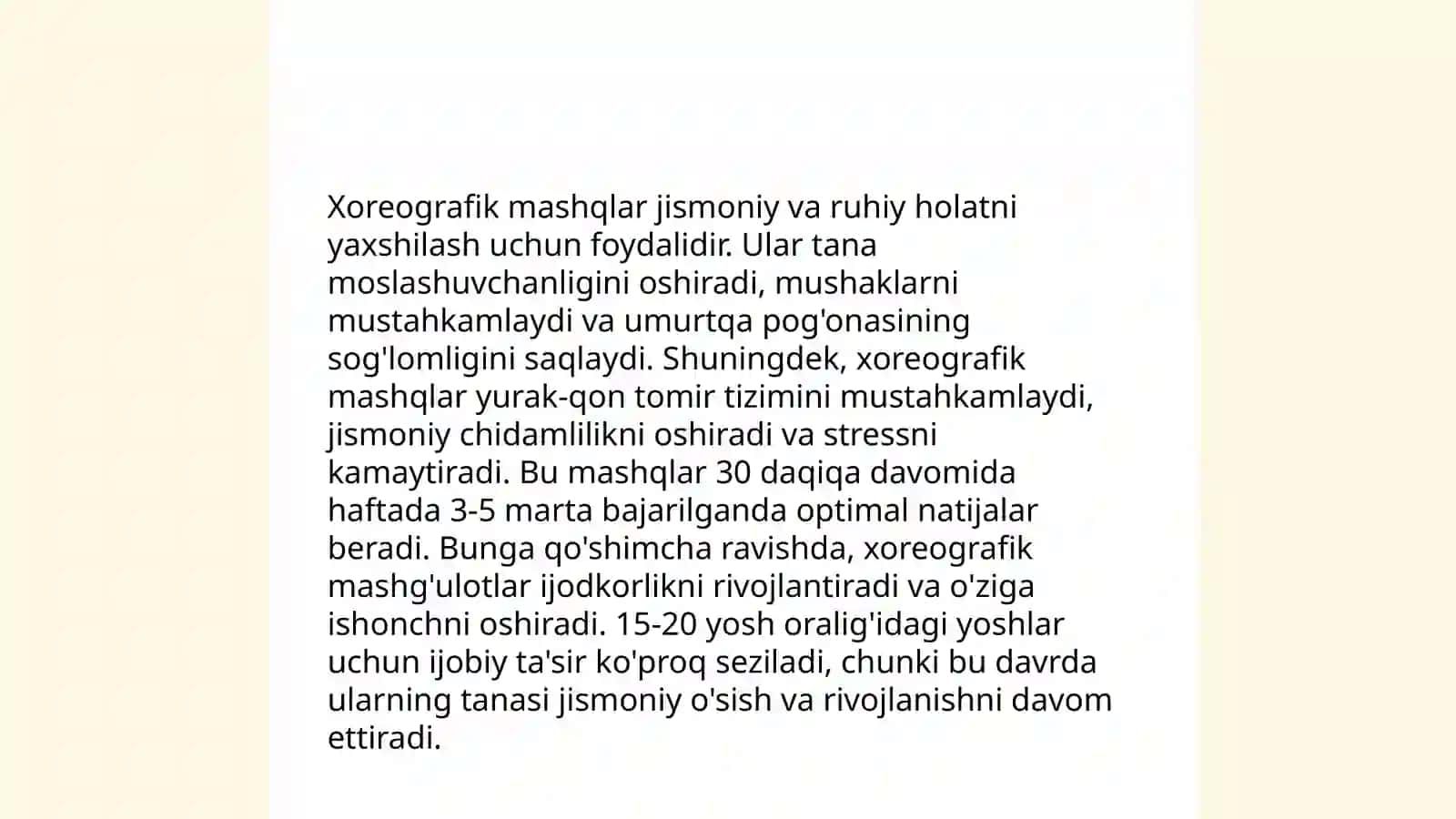 Xoreagrafik mashqlar 4