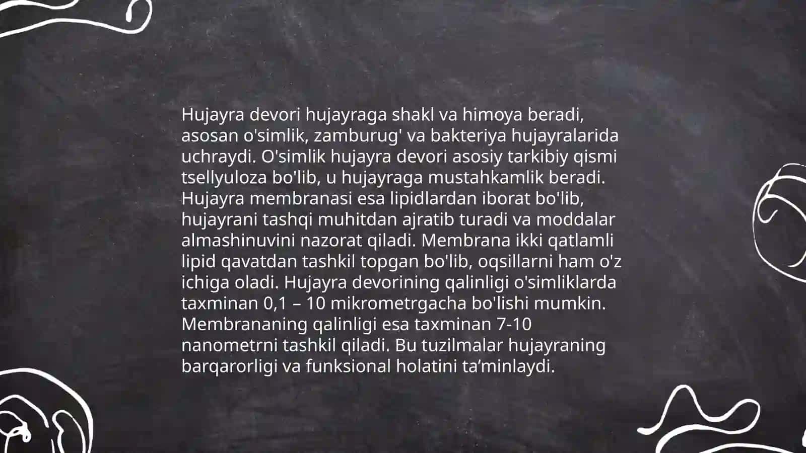 O'simlik va hayvon hujayralarining o'xshashlik va farqlari 4