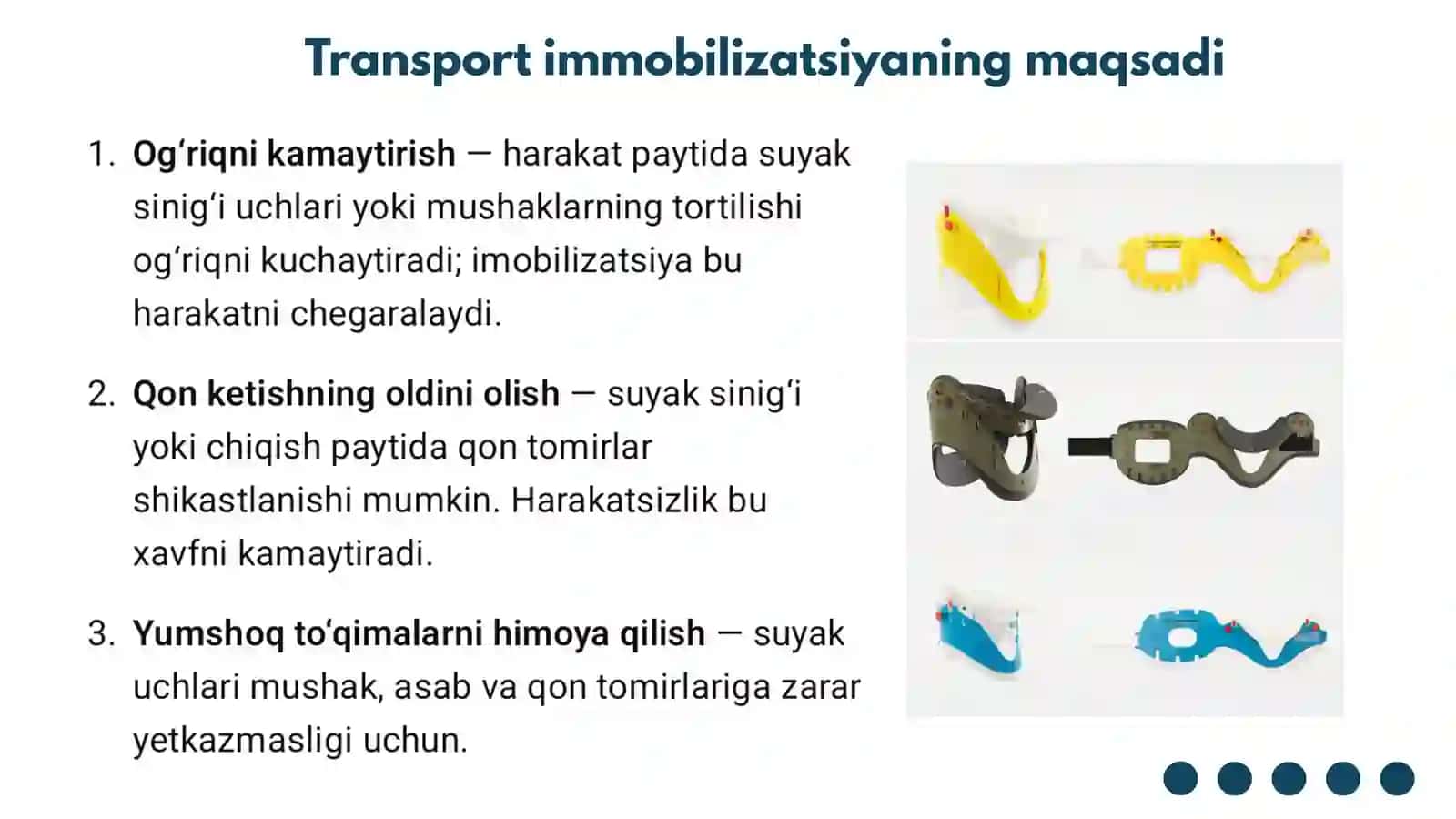 TRANSPORT IMMOBILIZATSIYA 4