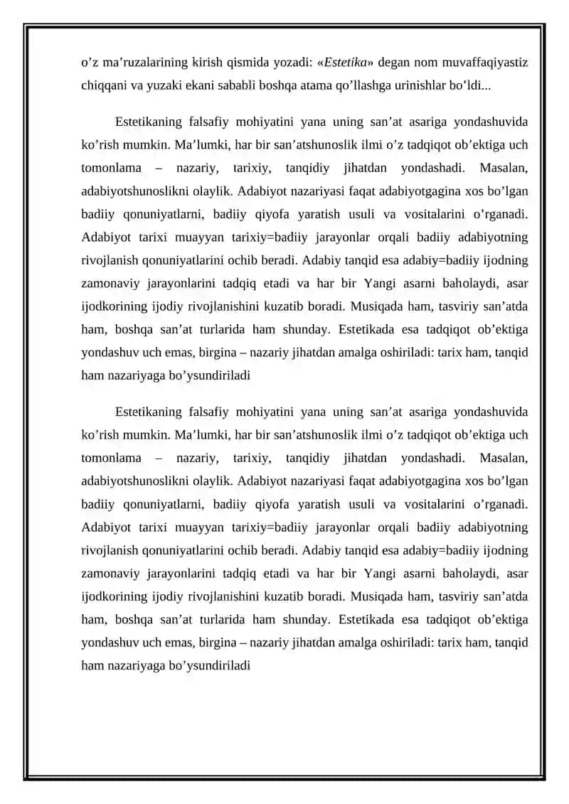 ESTETIK ANGLASH VA ESTETIK FAOLIYAT 4
