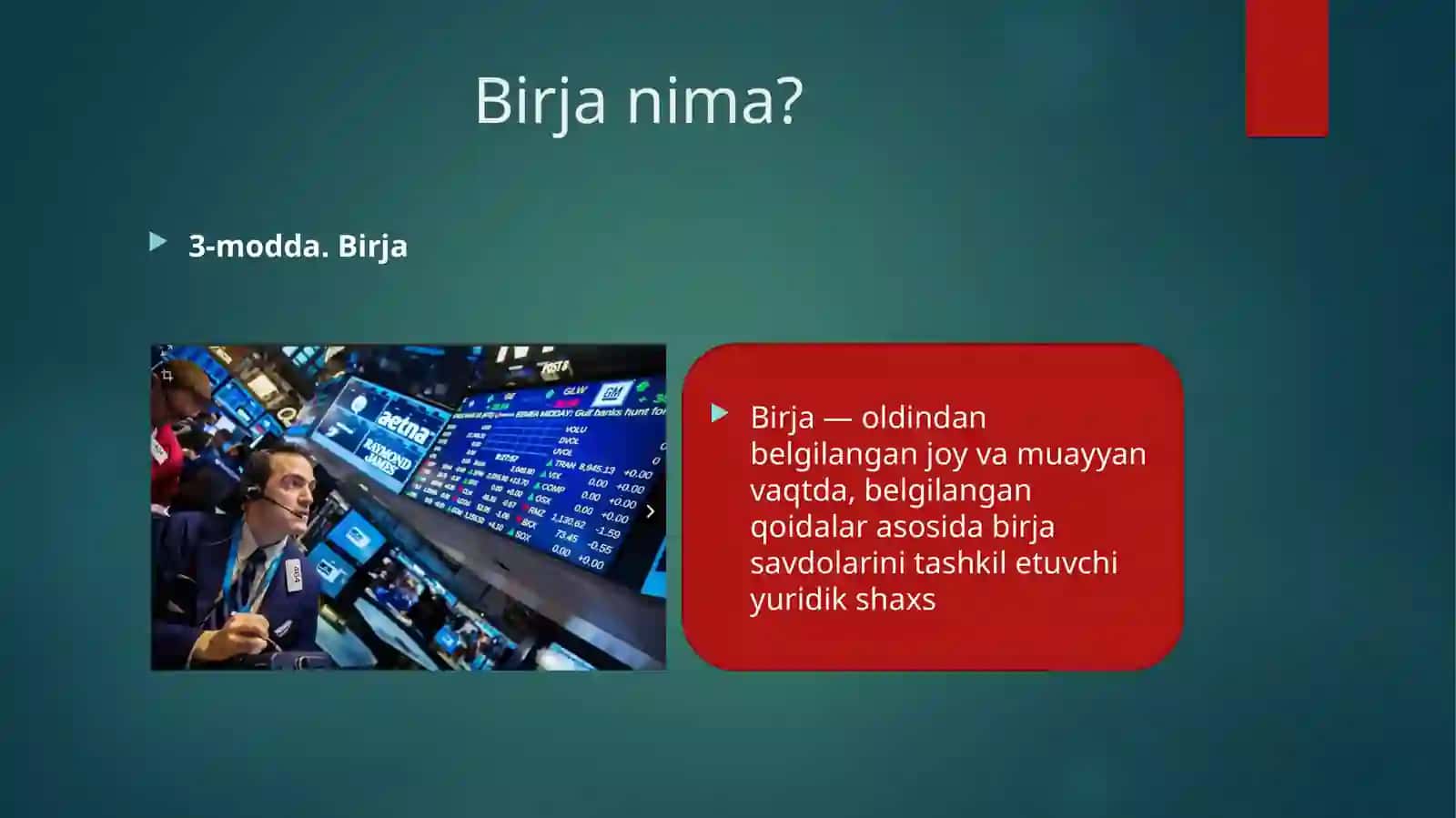 Birjalar bоshqaruv оrganlari va birjafaоliyatining huquqiy asоslari 4