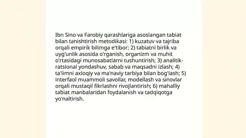Mutafakkirlar merosida tabiat ta'limining nazariy asoslari 4