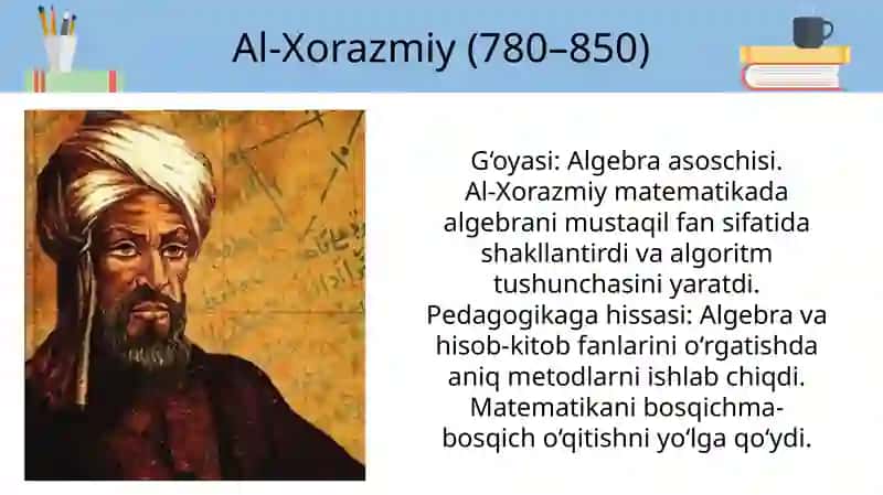 Umar Xayyom (1048– 1131) 4