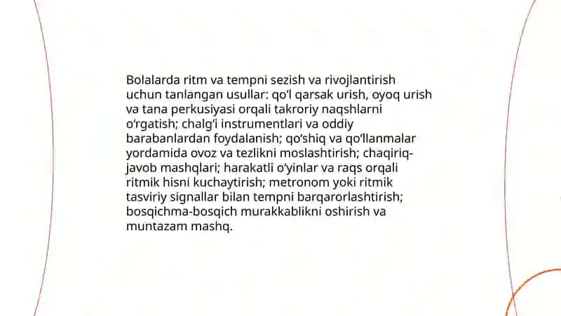 Bolalarning musiqaviy qobiliyatlarini shakllantirish 4