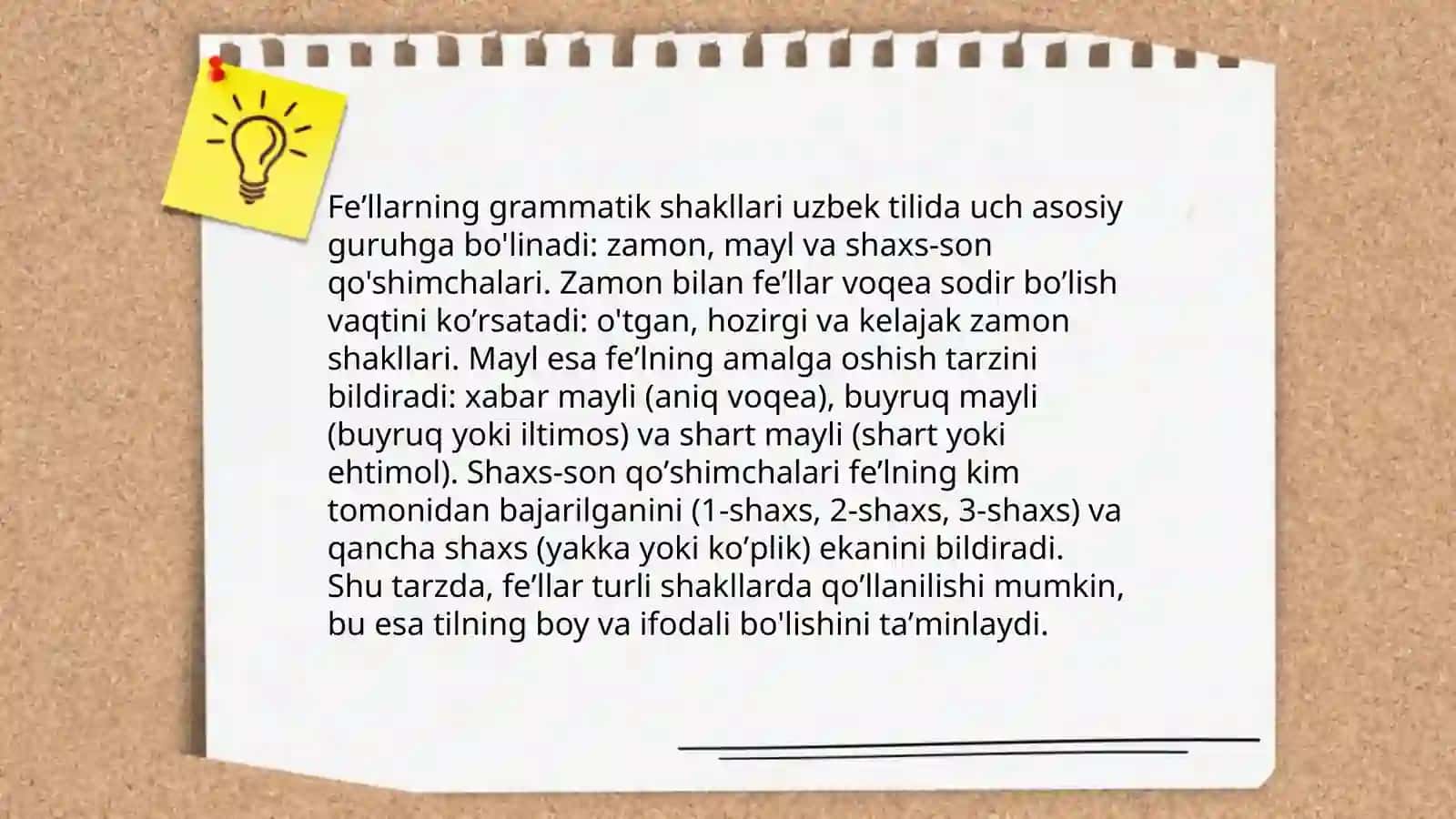 Feʼl mayllari va zamonlari 4