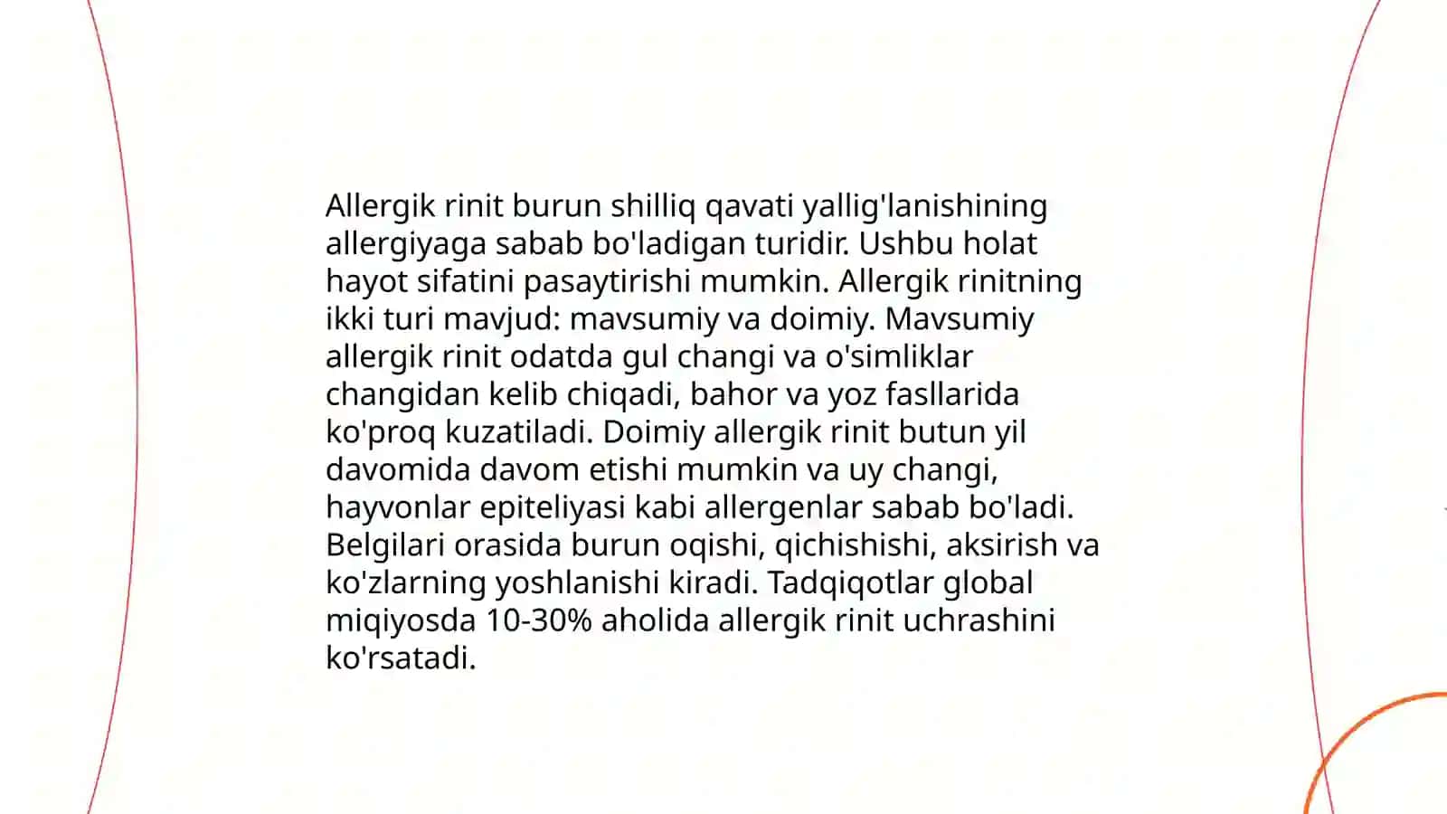Yuqori nafas yo'llari yallig'lanish kasalliklarida (rinitlar) Farmatsevtik yordam tamoyillari 4
