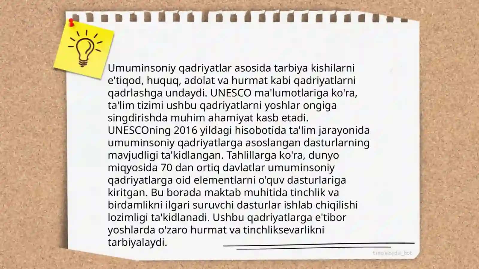 Ta'lim va tarbiya jarayonida ilmiy dunyoqarashni shakllantirish 4