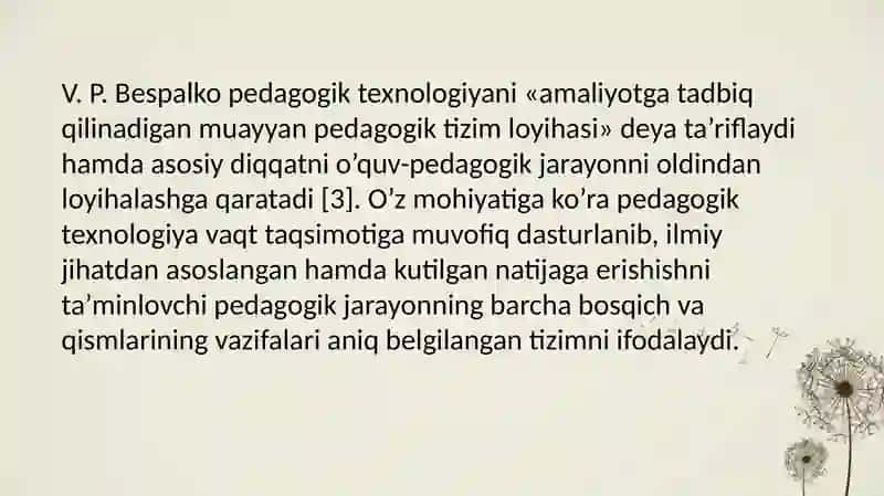 Tarbiyani tashkil etish shakllari 4