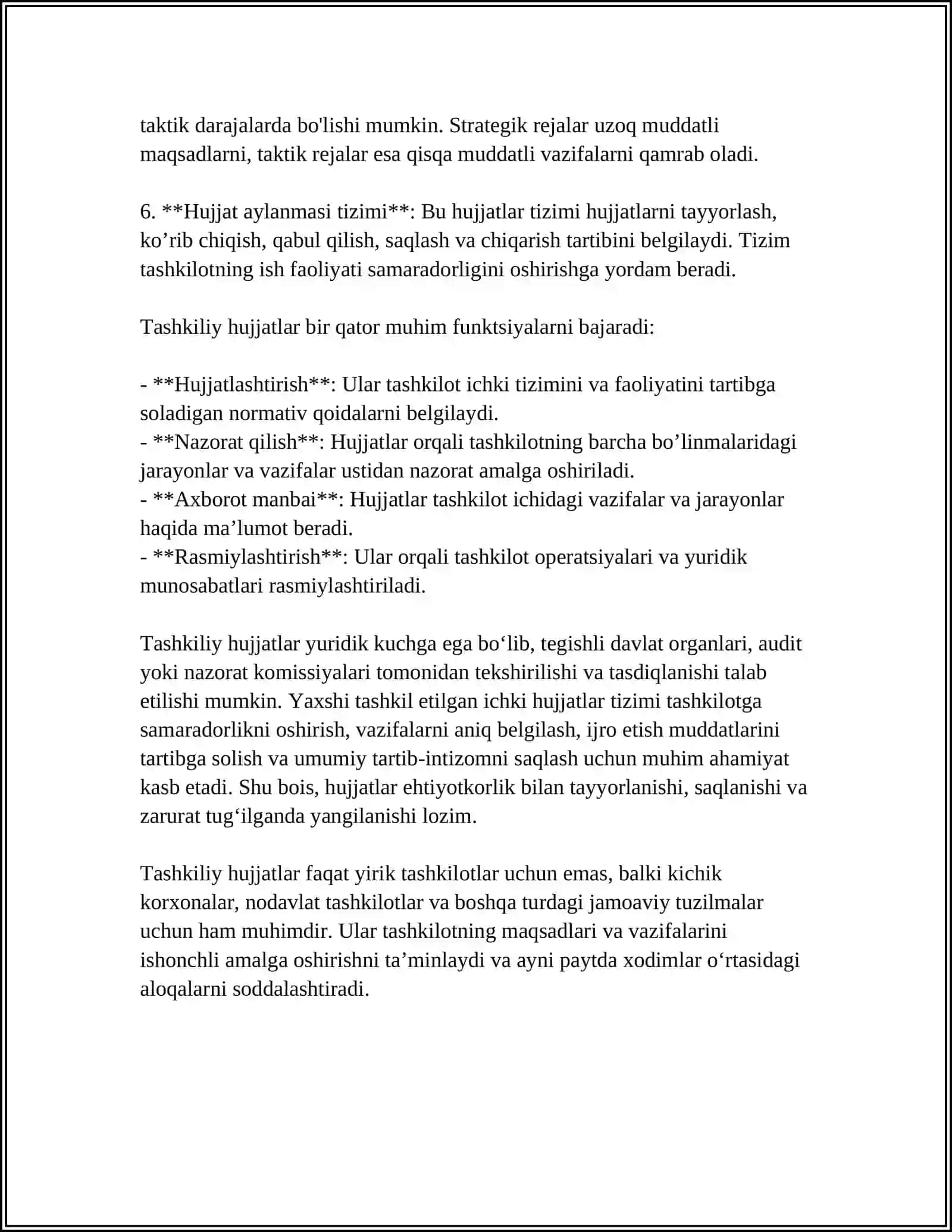 TASHKILIY HUJJATLAR VA ULARNI RASMIYLASHTIRISH 4