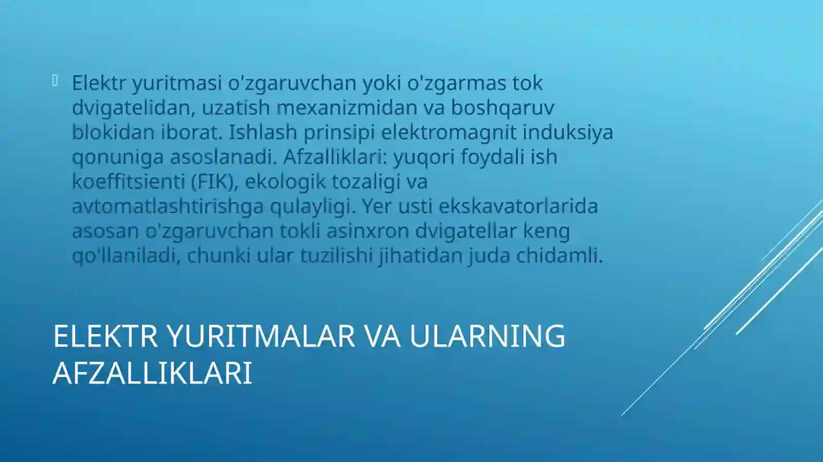 Kon Mashinalarining Yuritmalarining Tuzilishi va Vazifalari 4