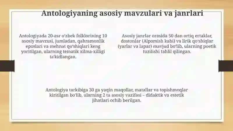 20-asr oʻzbek folklorshunosligi antologiyasi 4