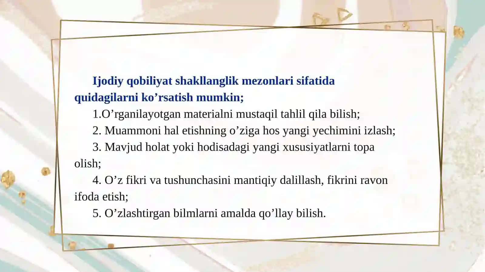 Boshlang‘ich sinf o‘quvchilarida ijodkorlik qobiliyatini shakllantirish 4