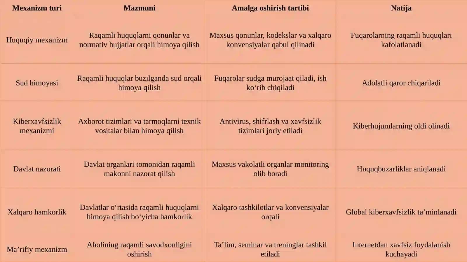 Raqamli inson huquqlarini himoya qilish mexanizmlari va tartiblari 4