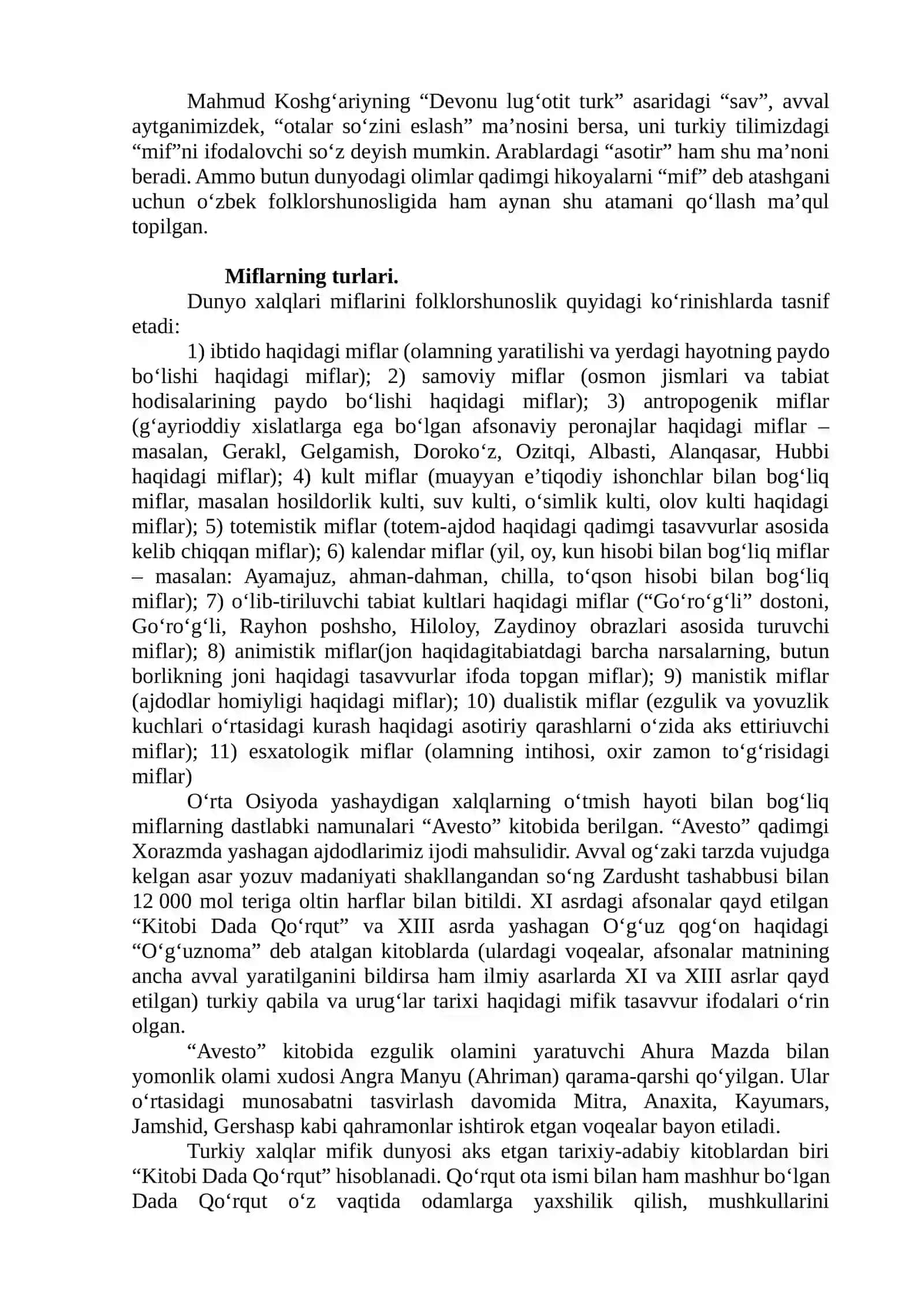 Qadimgi miflar va afsonalar 4