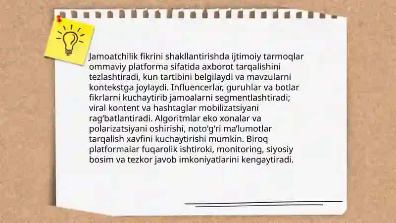 Ijtimoiy tarmoqlarning jamiyatga funksional bogʻliqligi 4