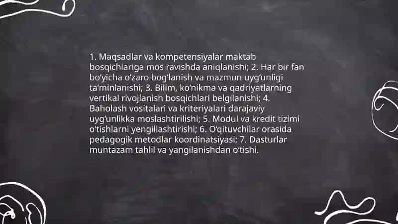 Ta’limning tizimlilik va izchillik prinsplarini amalga oshirish qoidalari 4