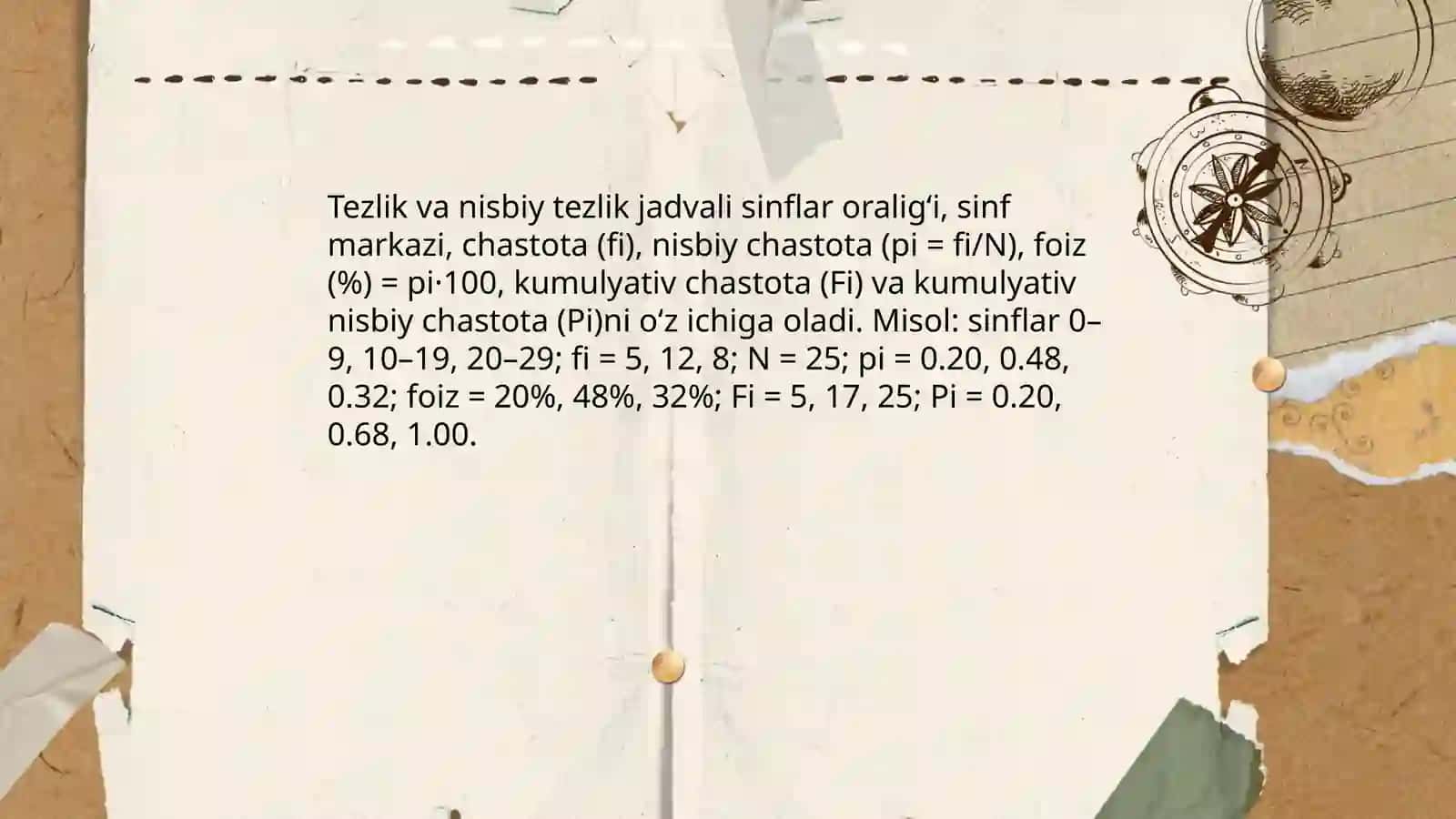 Statistik ma'lumotlarni jadval va grafiklarda tasvirlash 4