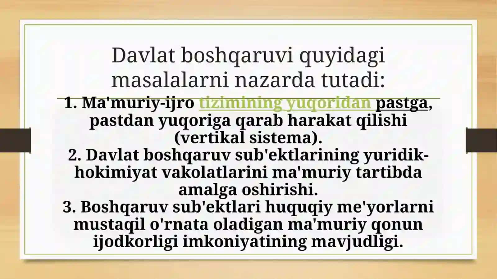DAVLAT VA JAMIYAT QURILISHI TIZIMINI TAKOMILLASHTIRISH YOʻNALISHIDA AMALGA OSHIRILAYOTGAN ISLOHOTLARNING MOHIYATI 4