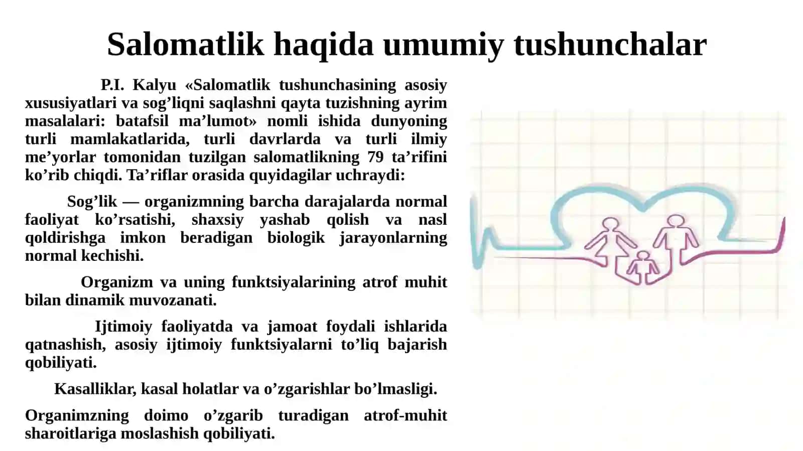 Salomatlikning umumiy muammolari 4