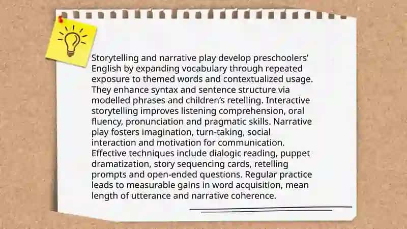The Importance of Creative Tasks in the learning of English by Preschool children 4