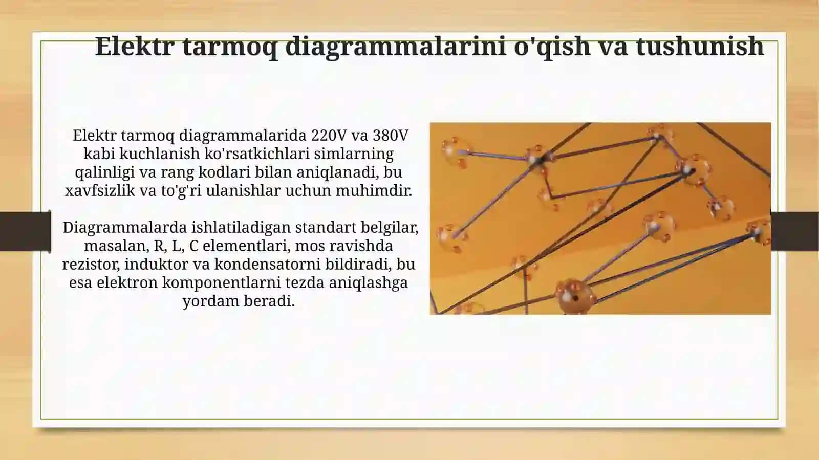 Elektr tarmoq sxemalari 4