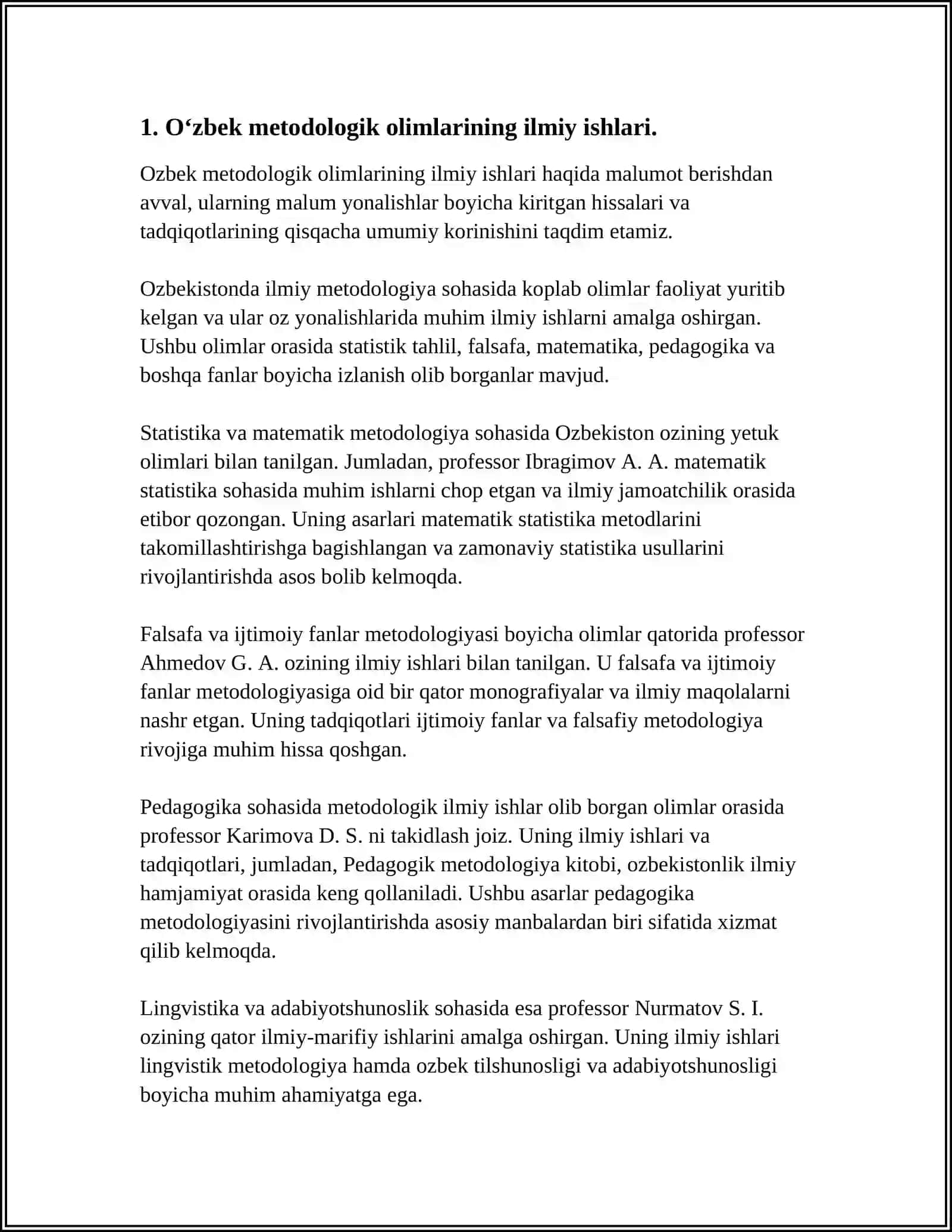 O‘zbek Metodologik Olimlari Haqida 4