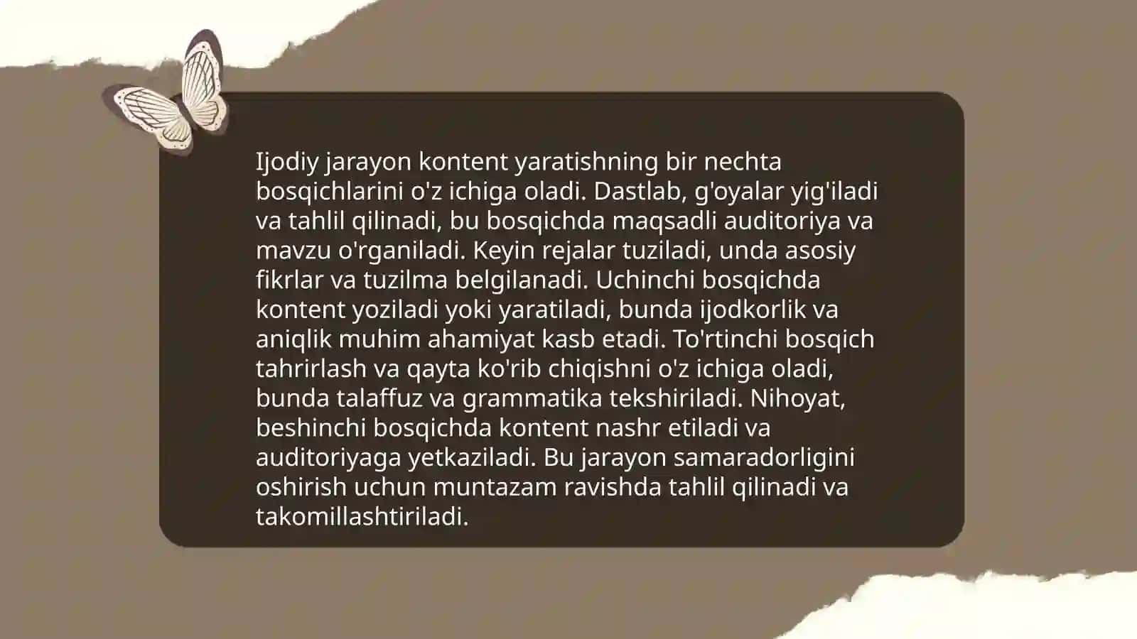 Media kontent yaratish va undan foydalanish 4