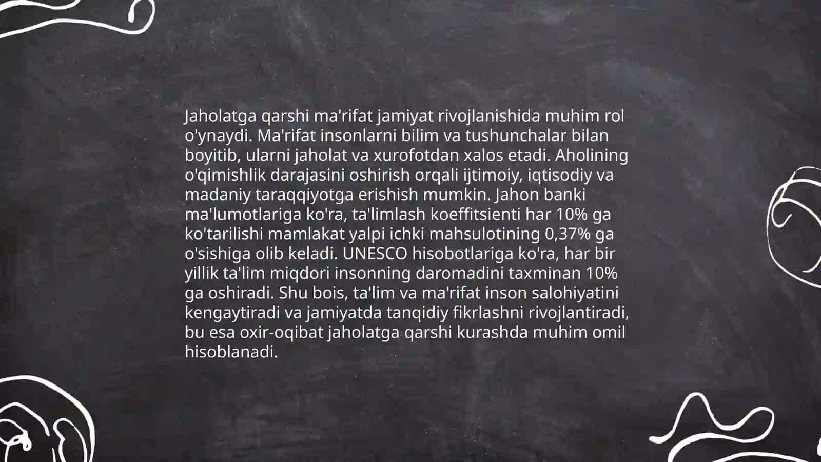 Fikirga qarshi -fikr, goyaga qarshi - goya jaholatga qarshi -ma'rifat 4