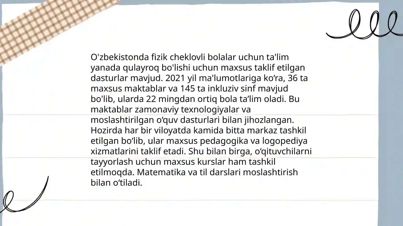 Nogironlik turlari va ularning aniqlanishi 4