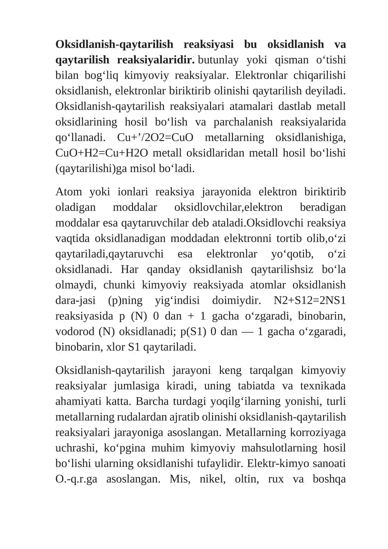 Oksidlanish Qaytarilish Reyaksayalarini Mohiyati Oksidemetriya Usullari 4