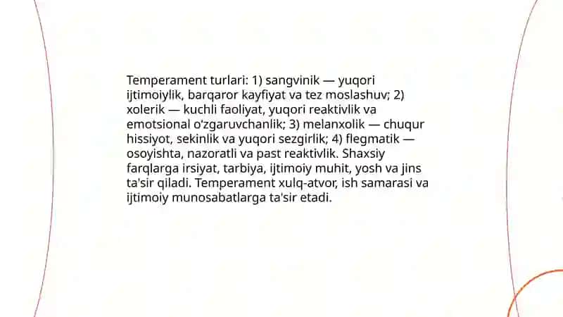 Temperamentning individual farqlari 4