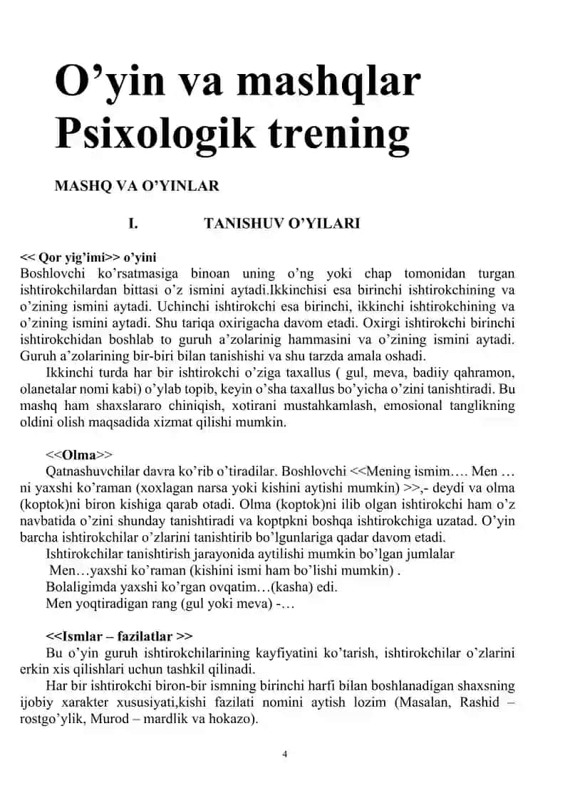 O’QITUVCHILAR KASBIY MAHORATINI SHAKLLANTIRISHDA METODIK O’YINLARDAN FOYDALANISH 4
