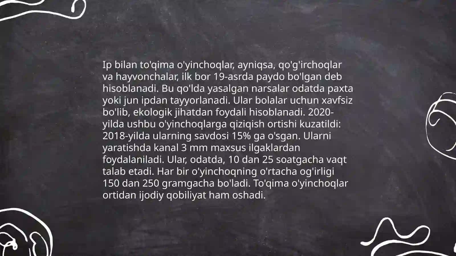 Ipdan turli oʻyinchoqlar yasash 4