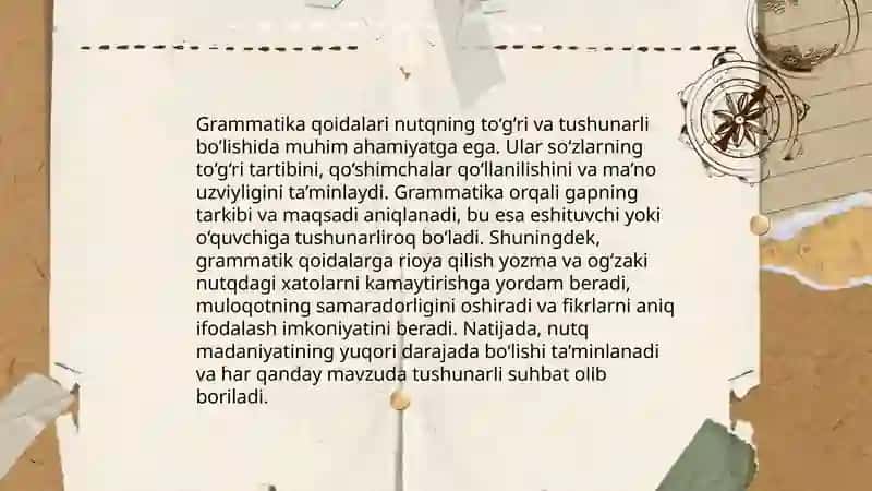 Lugʻat boyligi va nutqning grammatik qurilishinini tekshirish texnologiyasi 4