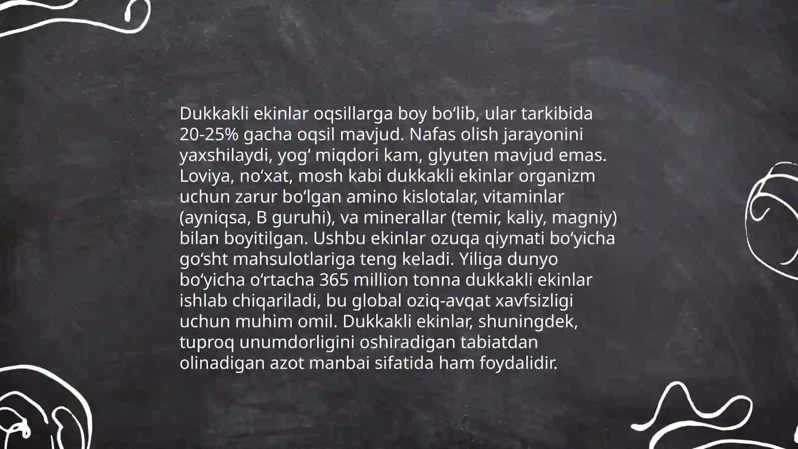 Dukkakli ekinlarning inson salomatligidagi ahamiyati 4