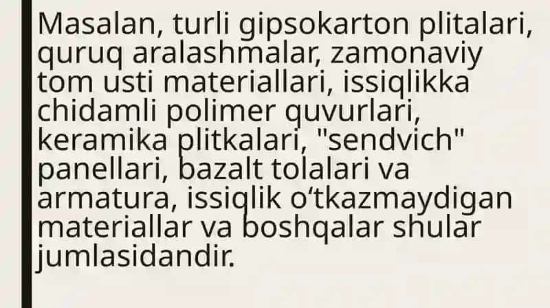 Qurulish materiallari sanoatining xozirgi holati va ularni rivojlanish istiqbollari 4