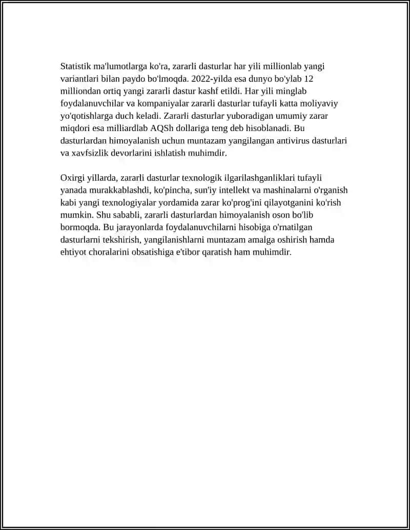 KOMPYUTER TIZIMLARI UCHUN XAVFSIZLIK TAHDIDLARI 4