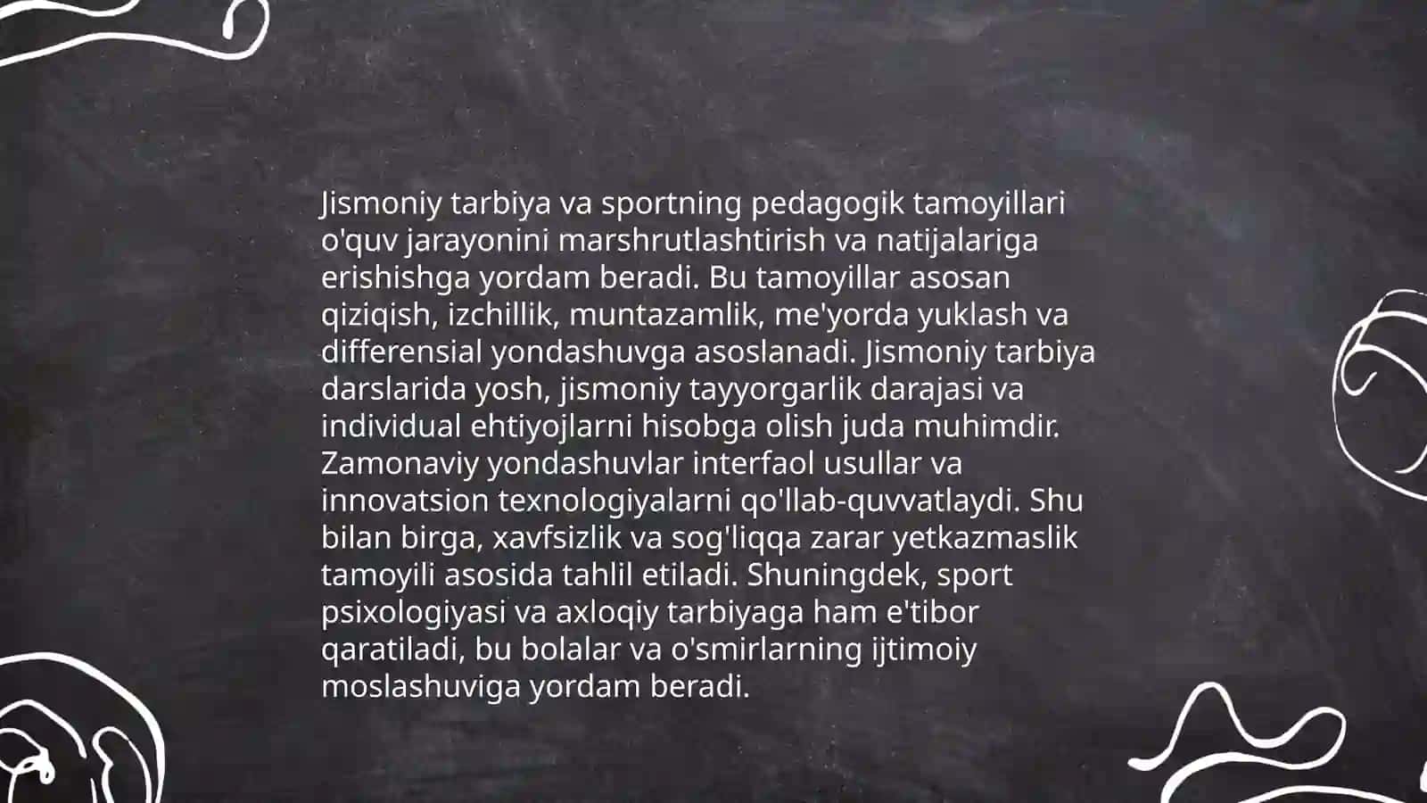 Jismoniy tarbiya tizimining umumiy tamoiyli 4